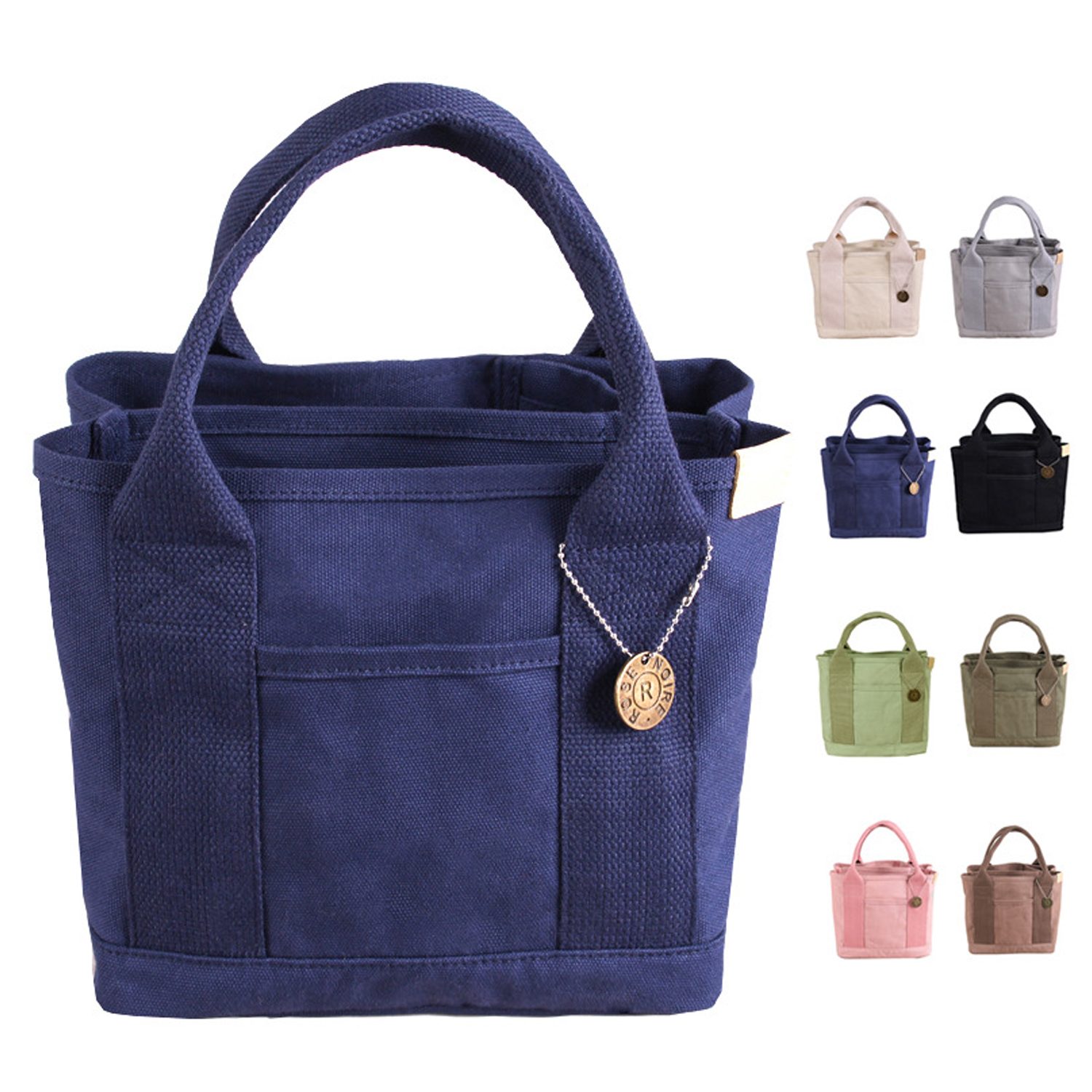 Versatile Canvas Tote Bags with Custom Prints for Branding