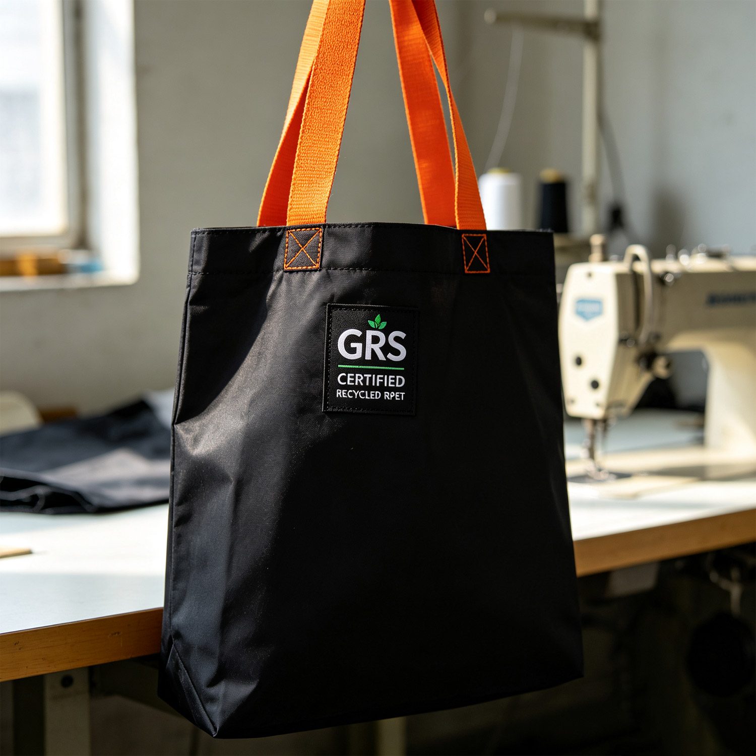 GRS-Certified Recycled RPET Bags with Custom Options