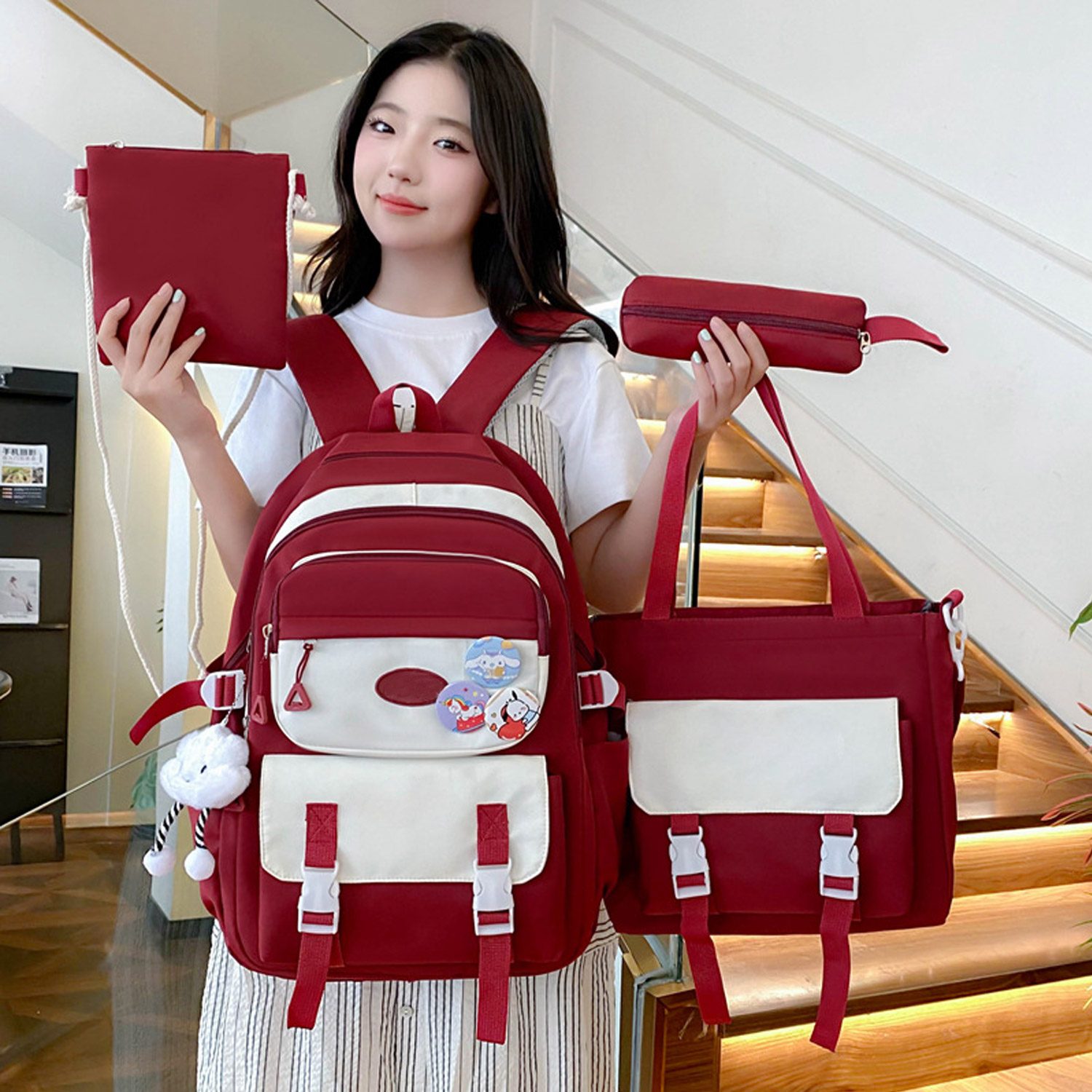 Ergonomically Designed School Backpacks in PU