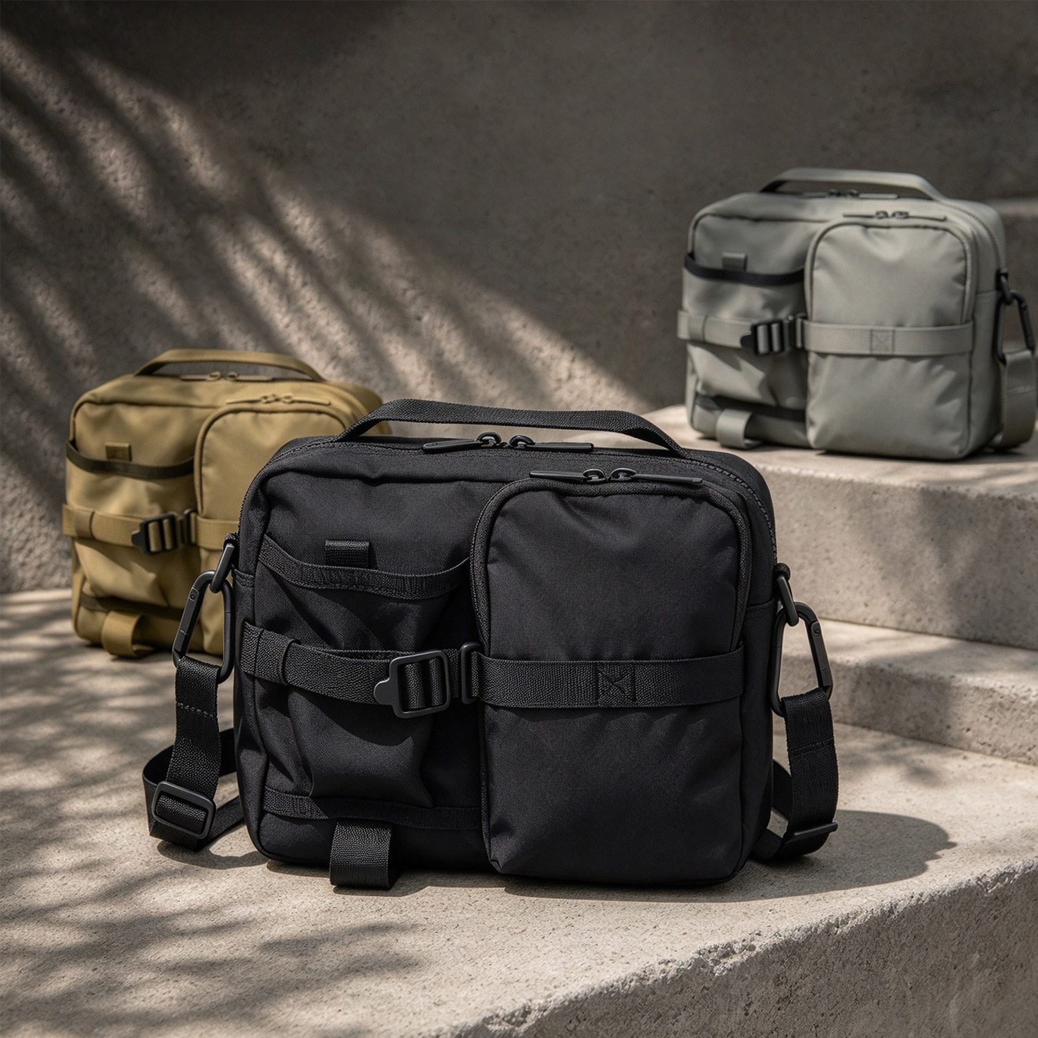 Versatile Crossbody Bags for Urban Mobility - Polyester